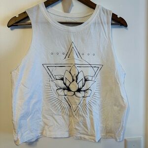 Women’s cropped yoga tank
